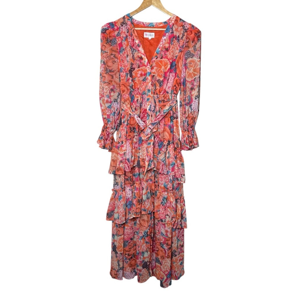 Trust Me It’s Gorgeous Multi Floral Maxi Dress by L’Atiste - Picture 4 of 14